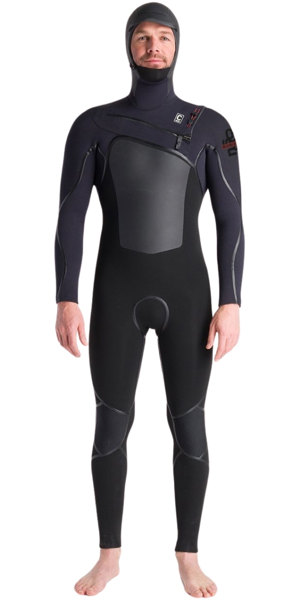 ネッシー 2025 Xcel Mens Axis 5/4mm Hooded Chest Zip Wetsuit MT54ZXH0